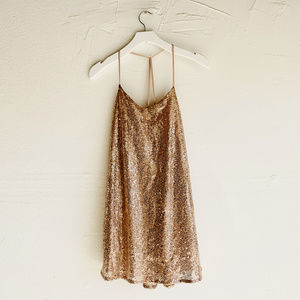 FOREIGN EXCHANGE  Sequin Mini Dress